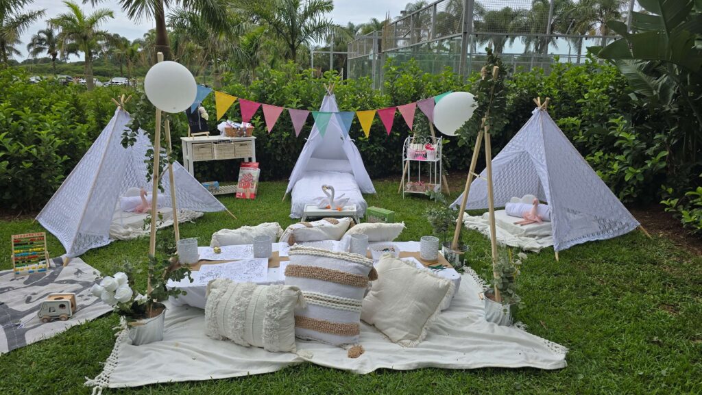 Slumber Teepee Parties Wedding Corner