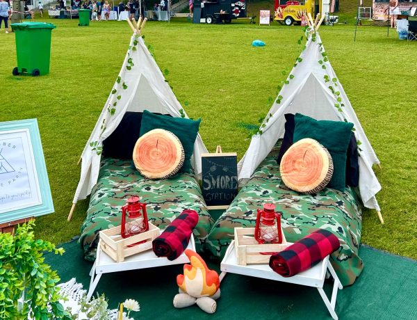 camping theme teepee party
